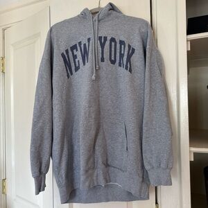 Brandy Melville Gray New York Hoodie